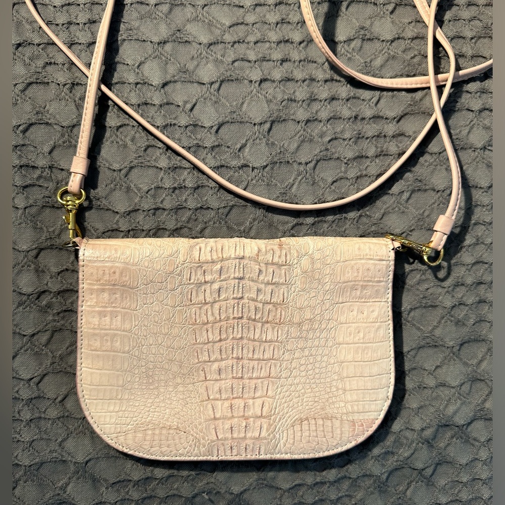 H. W. Petronela crossbody wallet. Real crocodile leather